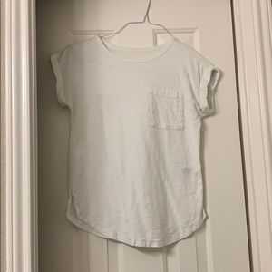 White Tee with Pocket